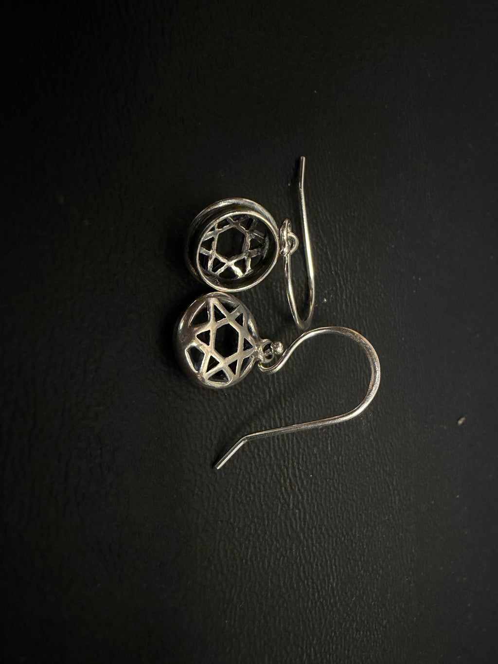 BELDIAMO sterling silver Star of David dangle earrings
