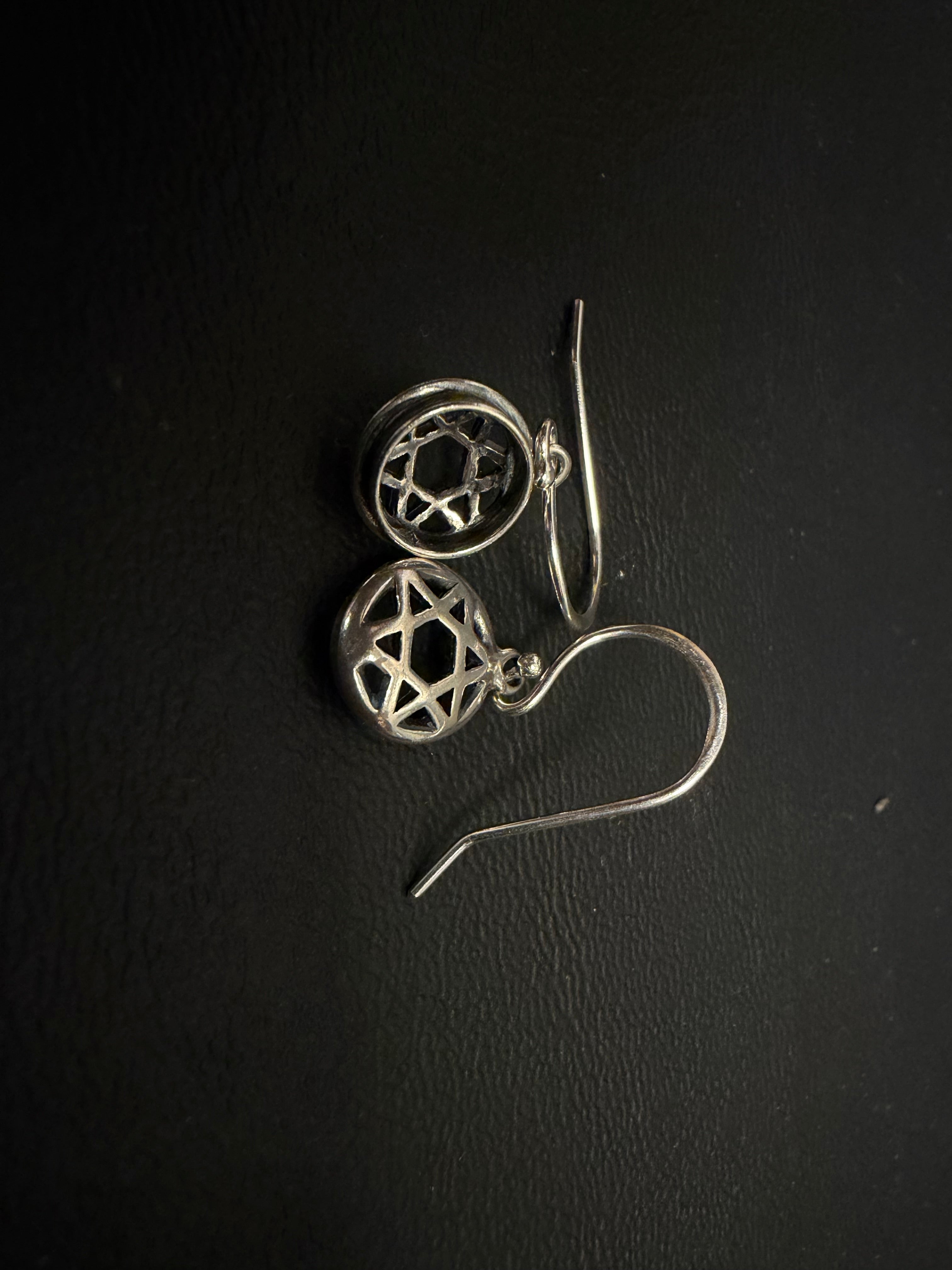 BELDIAMO sterling silver Star of David dangle earrings