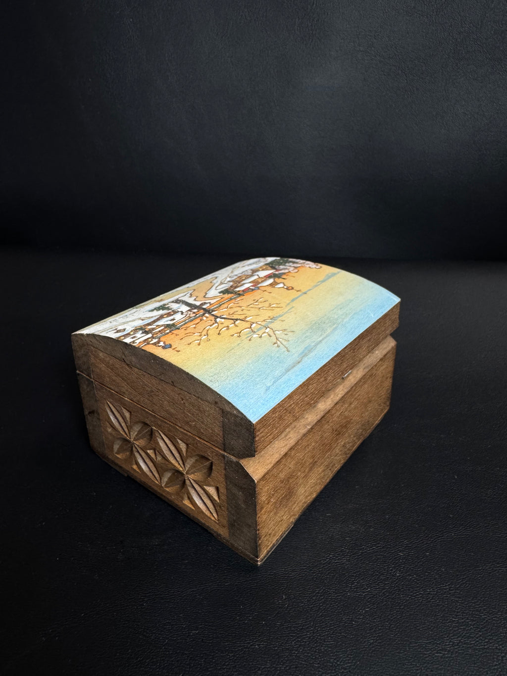 Hand-Painted Russian Jewelry Box