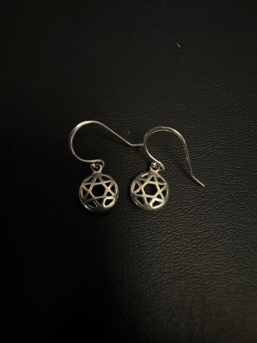 BELDIAMO sterling silver Star of David dangle earrings