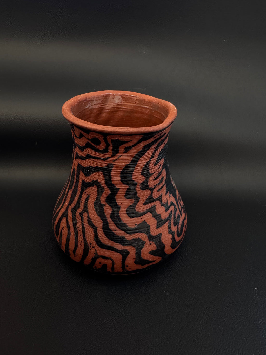 Handmade Cellini Studio Terracotta Vase