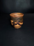 Studio Pottery Earth-Tone Stoneware Yunomi