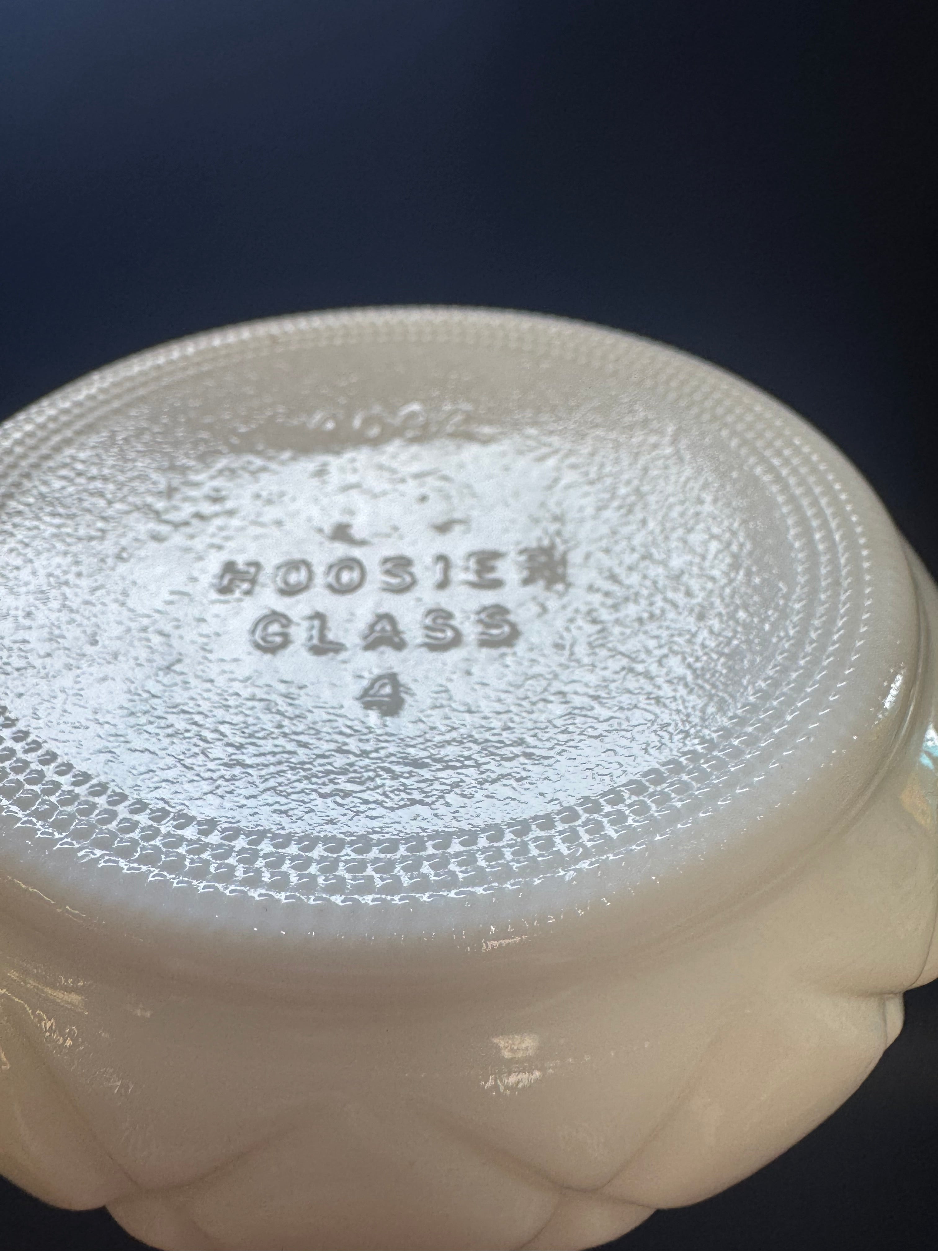 Hoosier Glass #4092 White Milk Glass Bud Vase