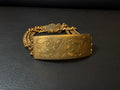 Victorian-style hand-chased bracelet