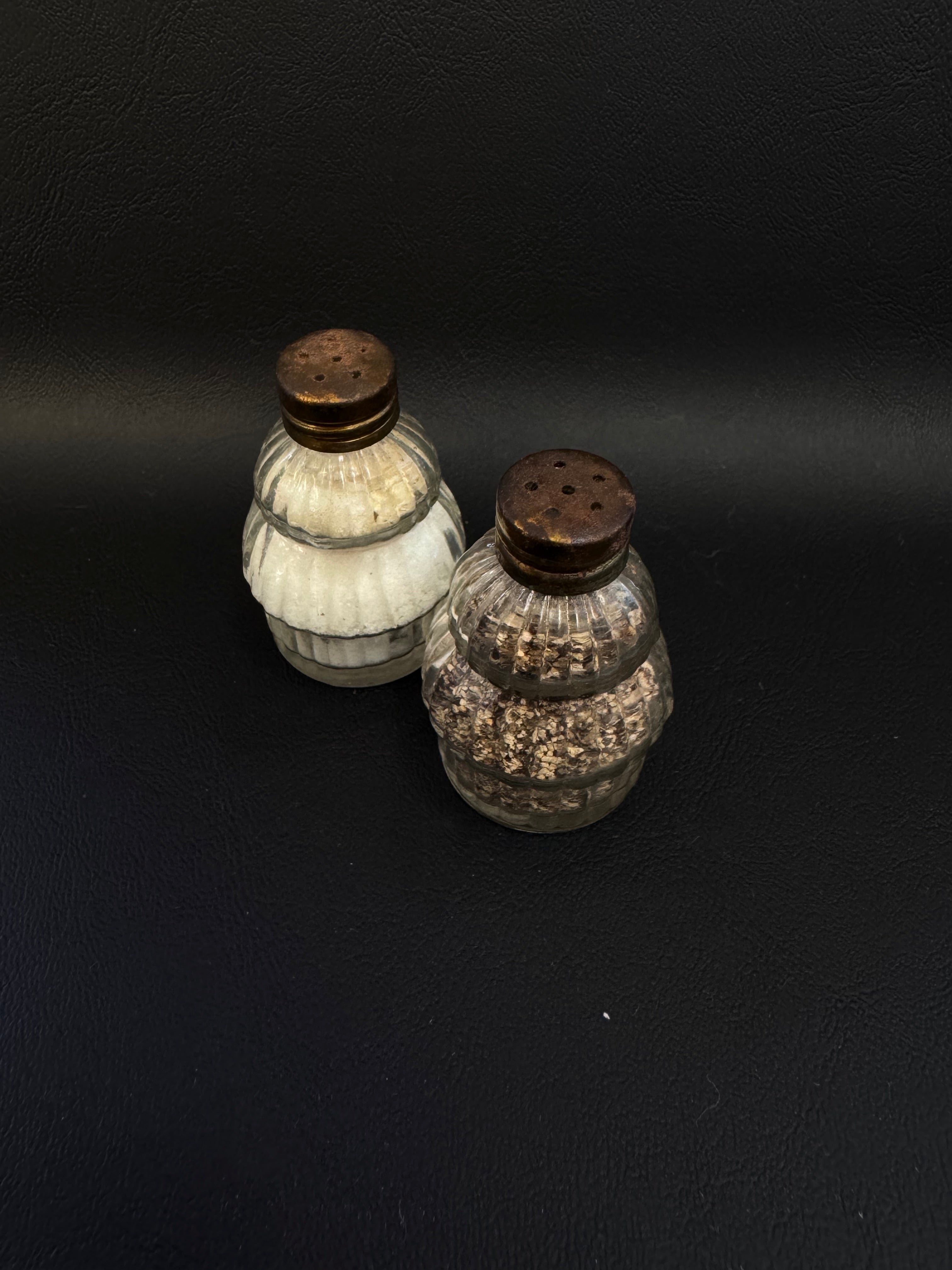 Vintage Art Deco Miniature Salt & Pepper Shakers