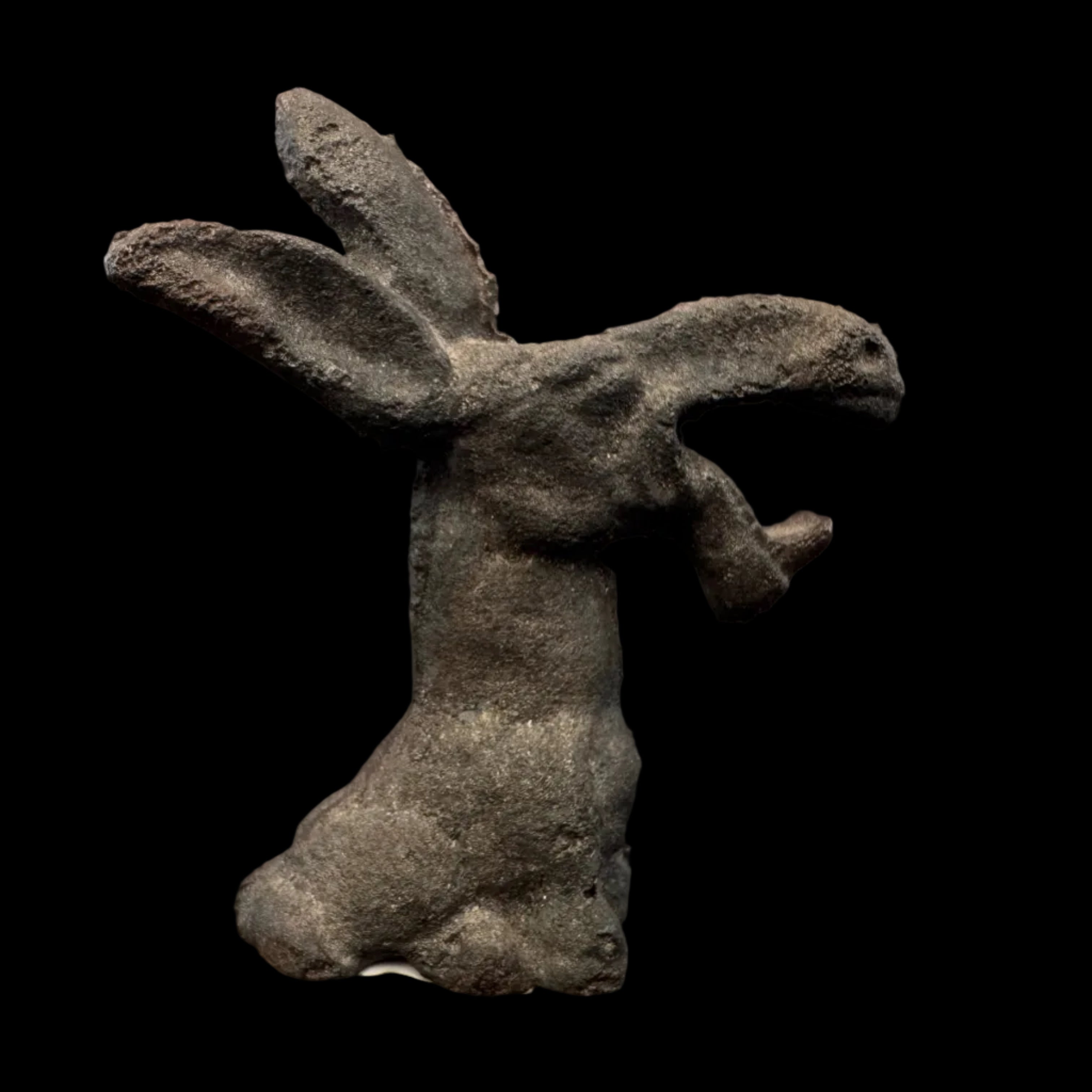 Primitive Cast Iron Donkey Figurine / Bottle Opener
