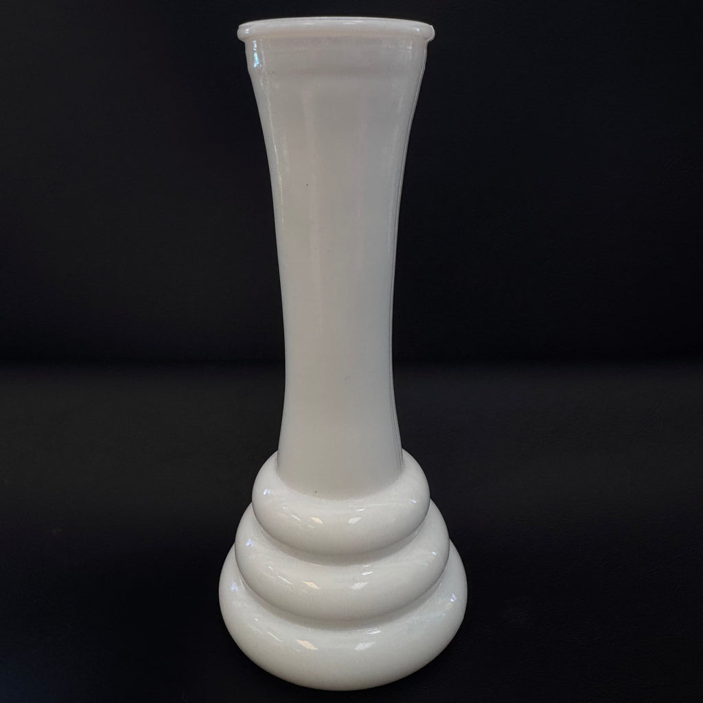 Mid-Century White Milk Glass Bud Vase