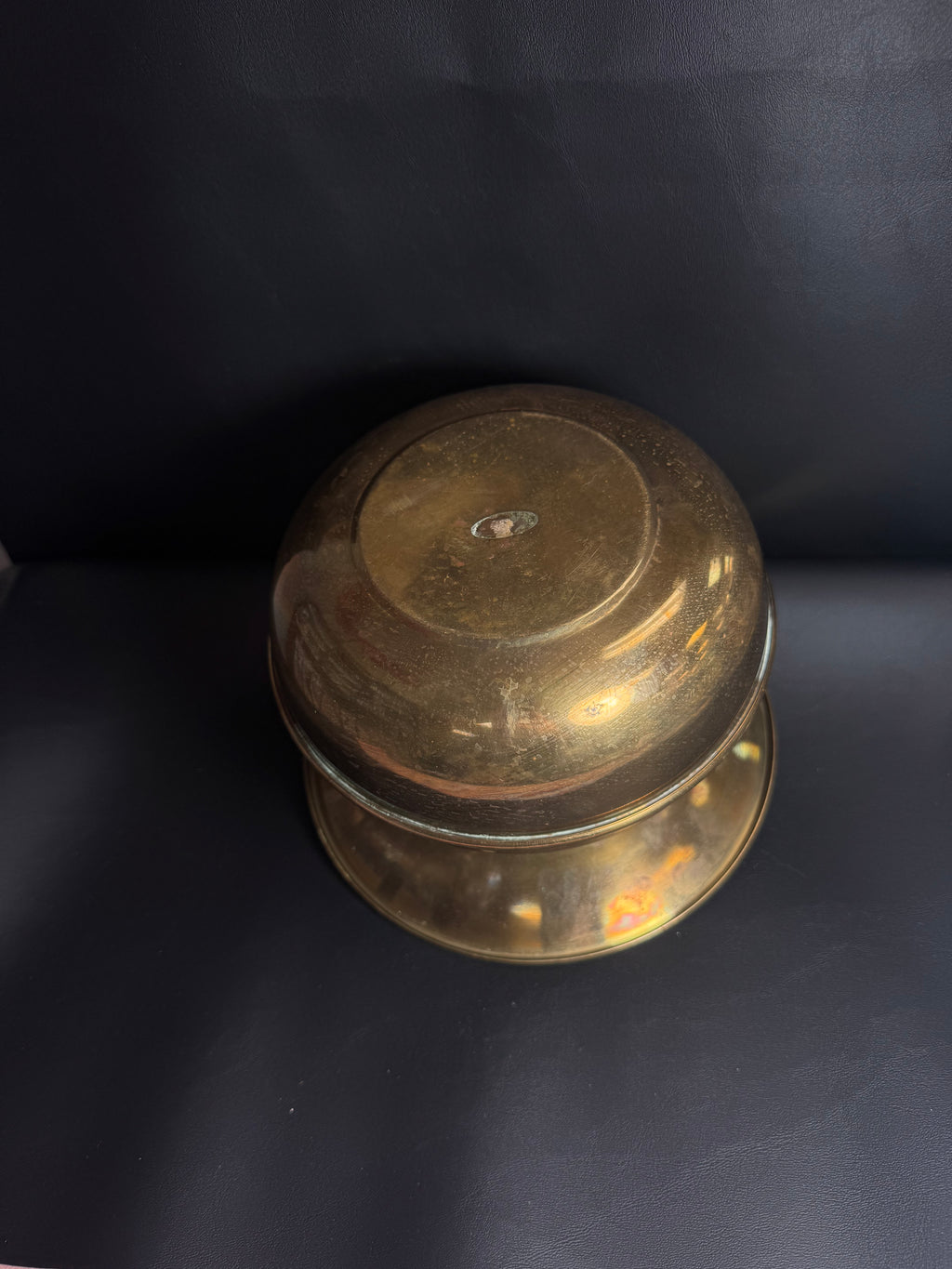 Vintage Brass Spittoon / Cuspidor