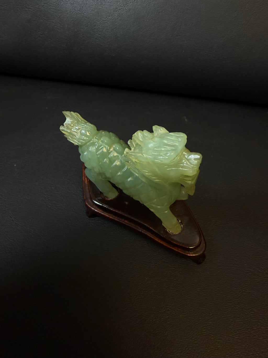 Chinese carved jade figurine longma