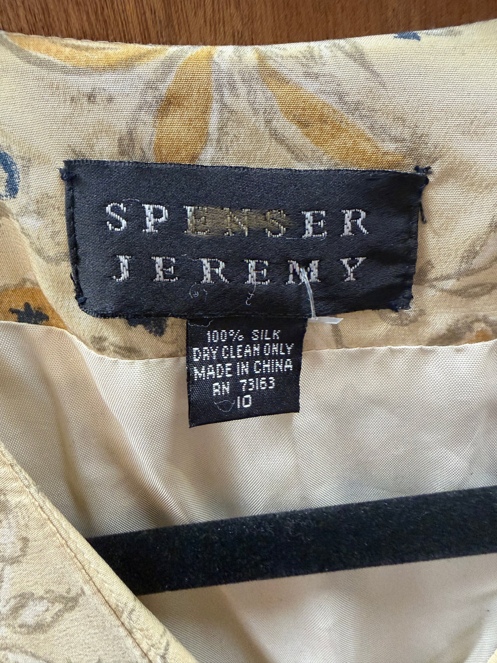Spenser Jeremy dress