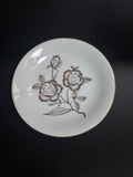 Vintage Mid-Century Rose Porcelain Small Plate