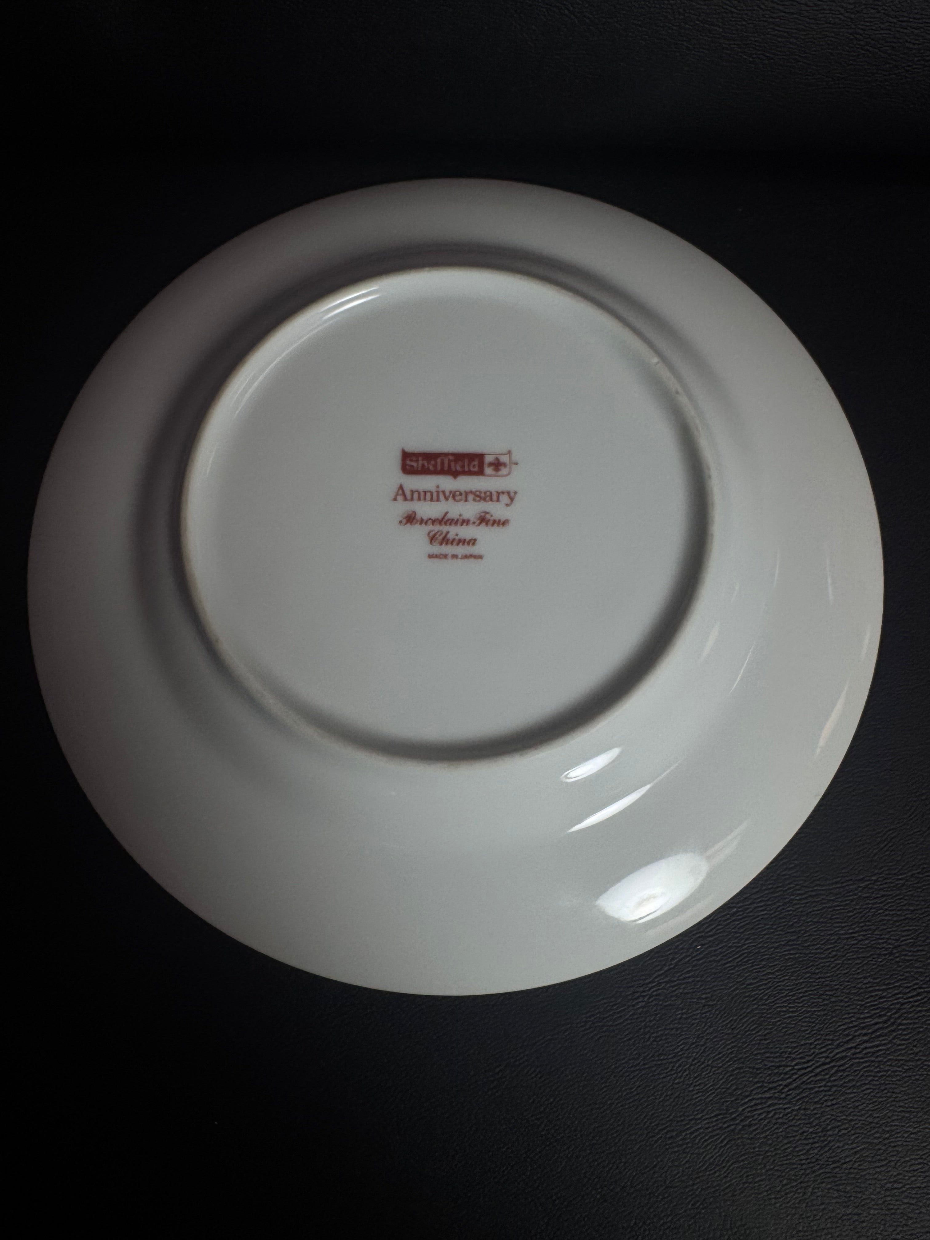 Sheffield Anniversary Fine China Plates - Made in Japan