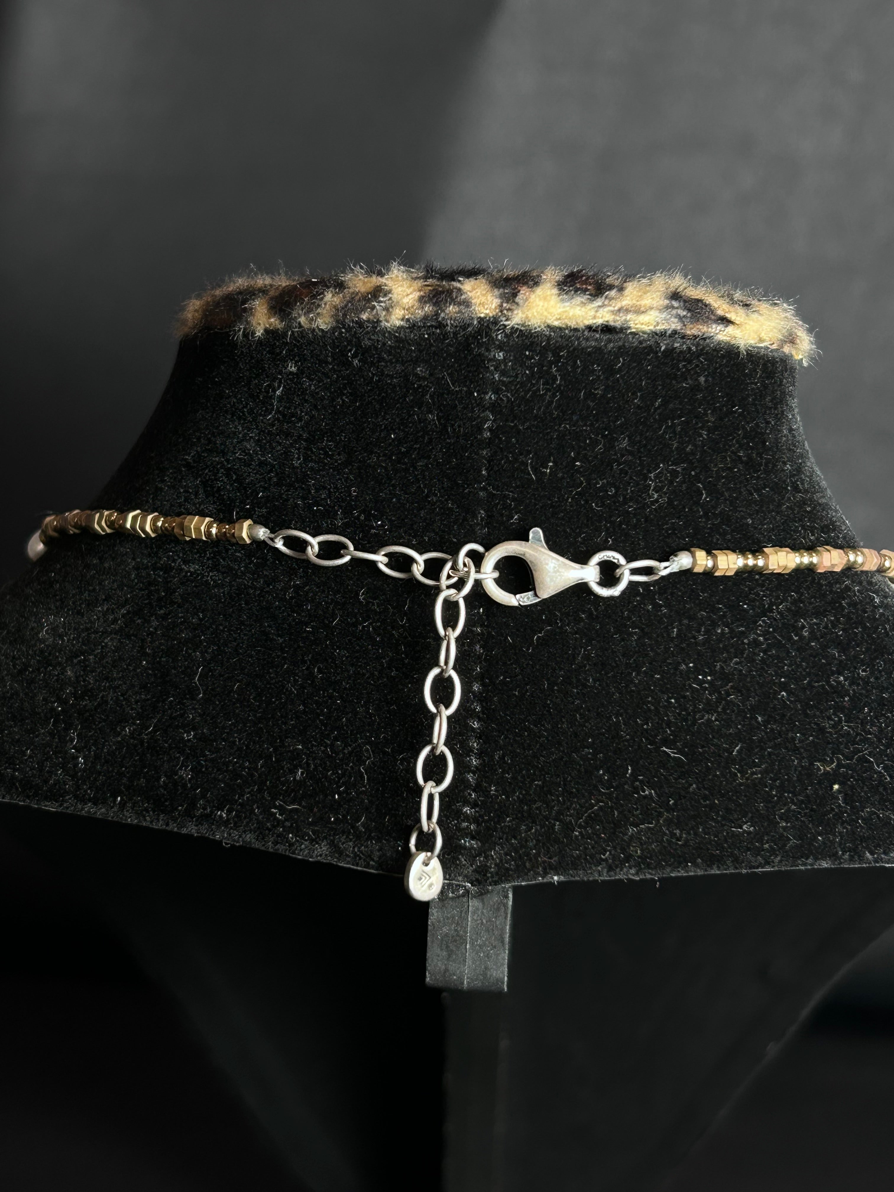 Silpada "Orbit" Freshwater Pearl & Brass Necklace