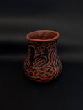 Handmade Cellini Studio Terracotta Vase