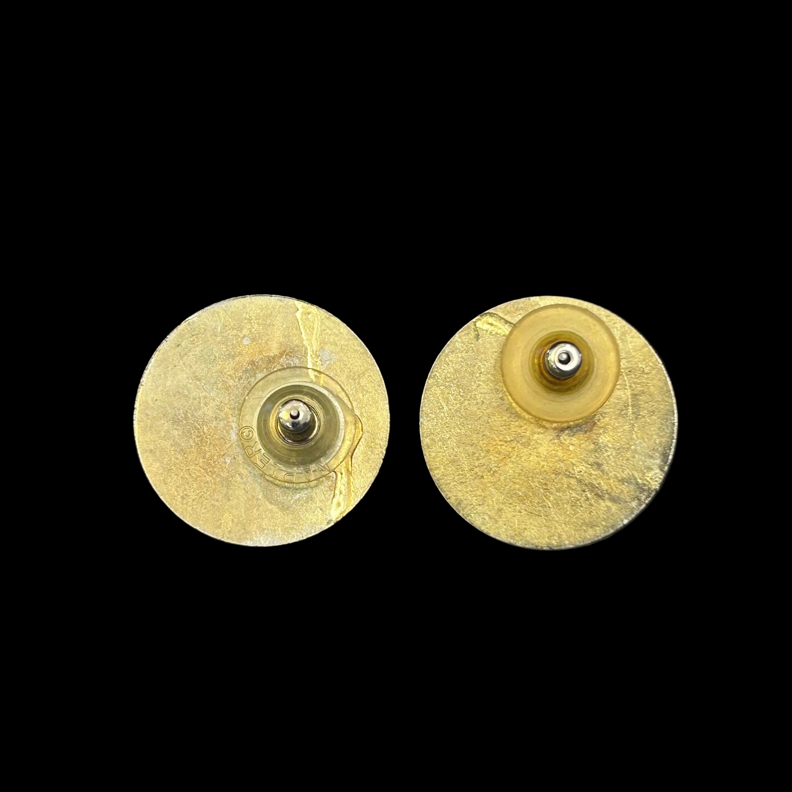Napier Vintage Faux Turquoise Stud Earrings