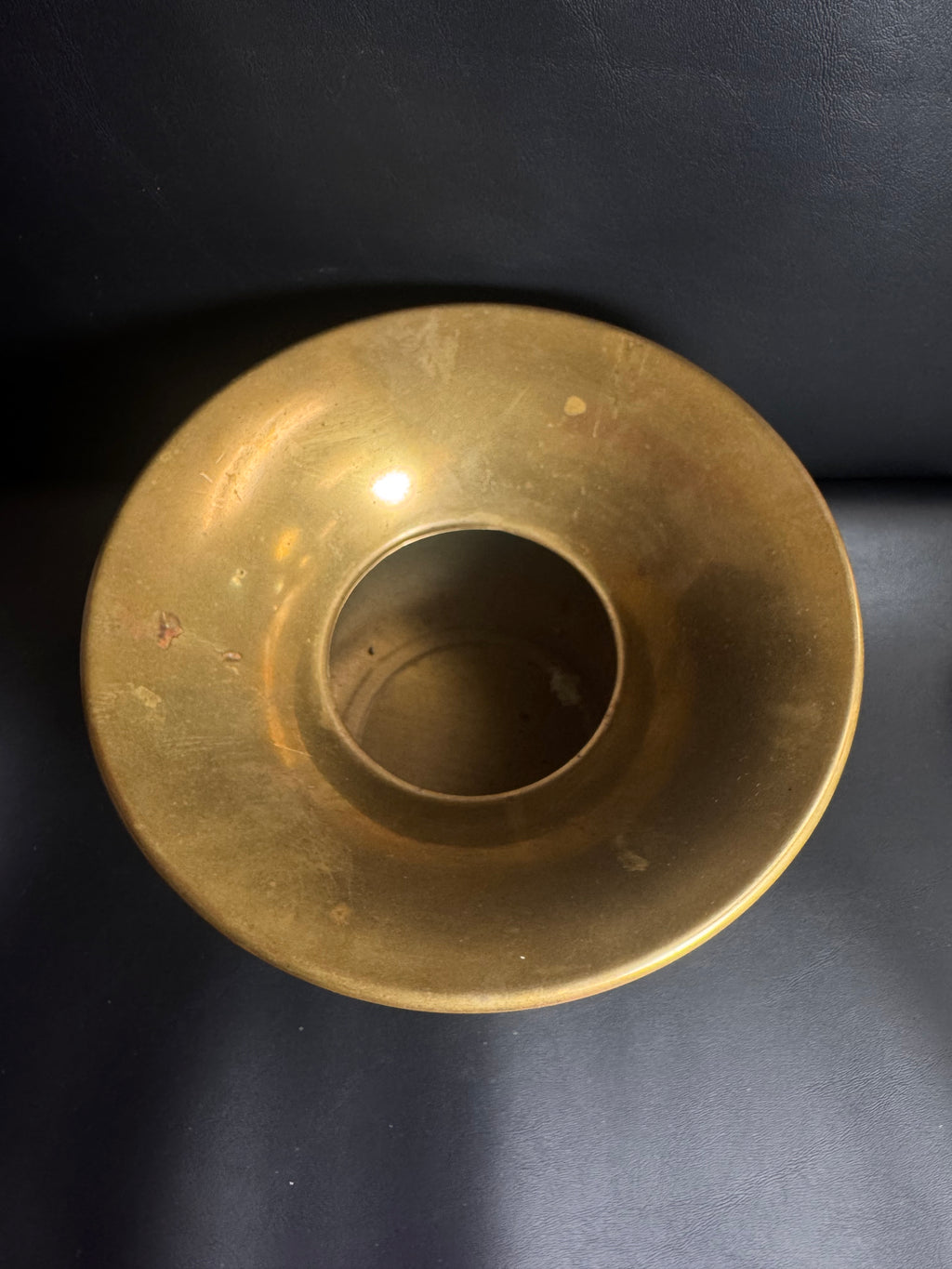 Vintage Brass Spittoon / Cuspidor