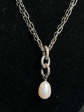 Silpada "Baroque Beauty" Freshwater Pearl Drop Necklace