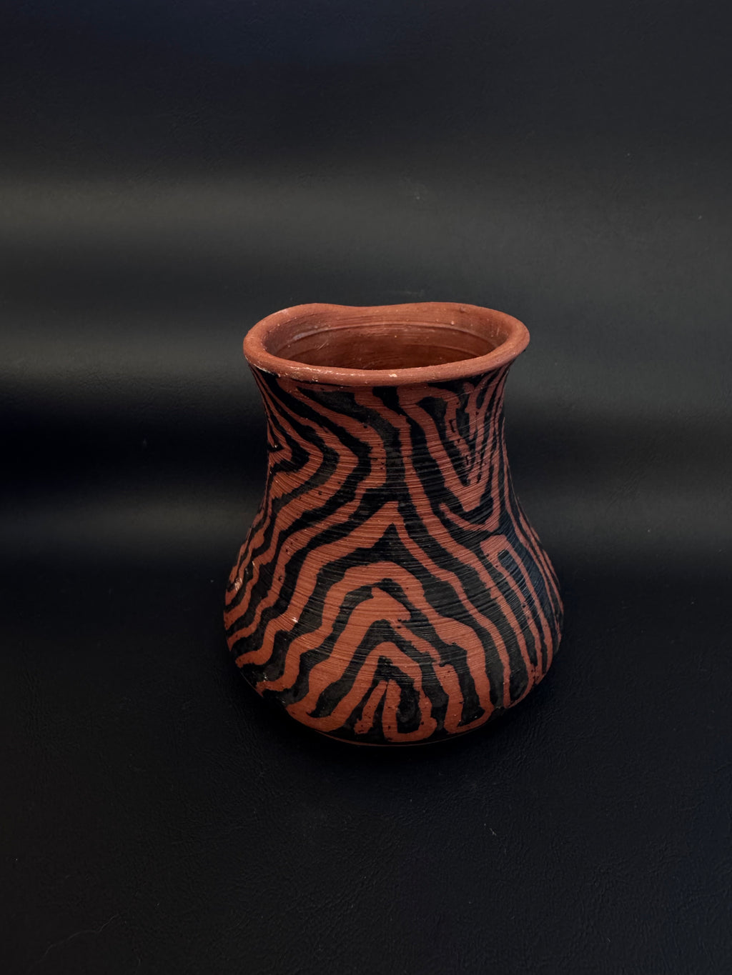Handmade Cellini Studio Terracotta Vase