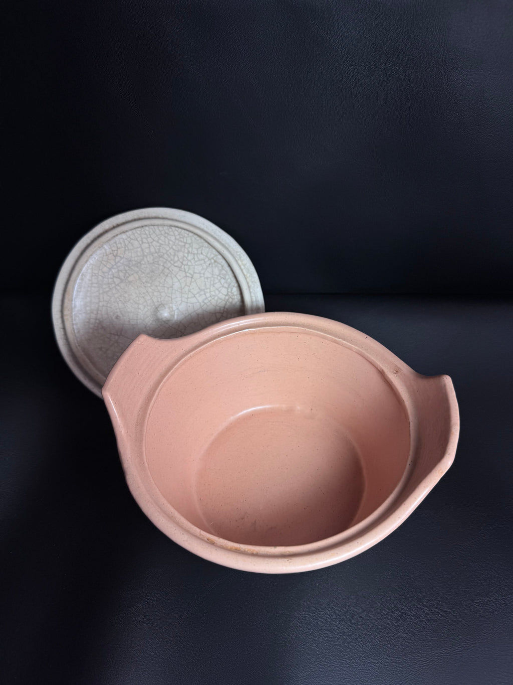 Vintage Mid-Century Modern Ribbed Casserole Dish
