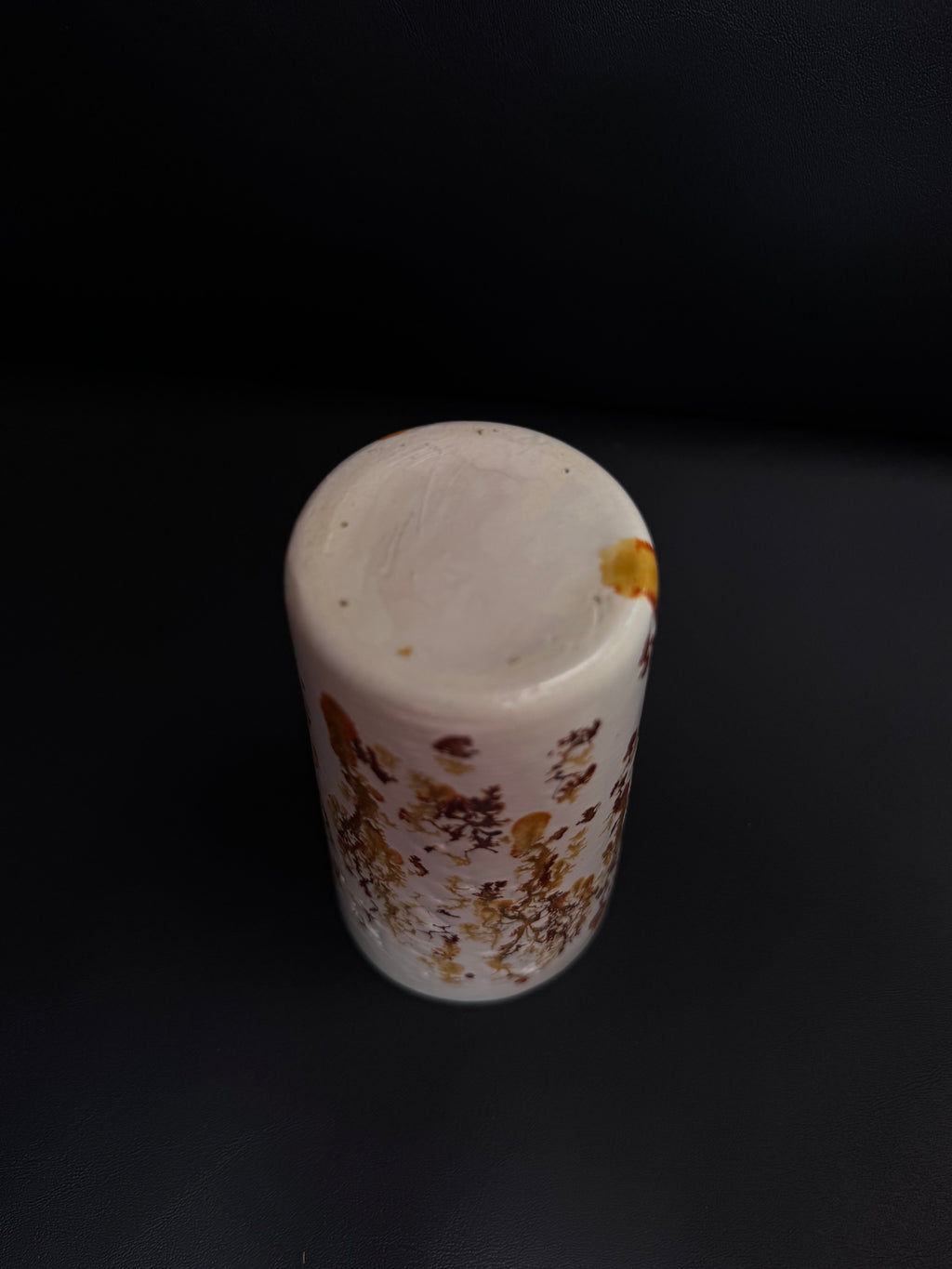 Artisanal Tall Ceramic Vase – Rust Glaze