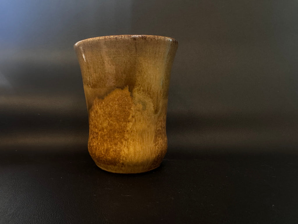 Artisan Studio Pottery Earth-Tone Glazed Vessel