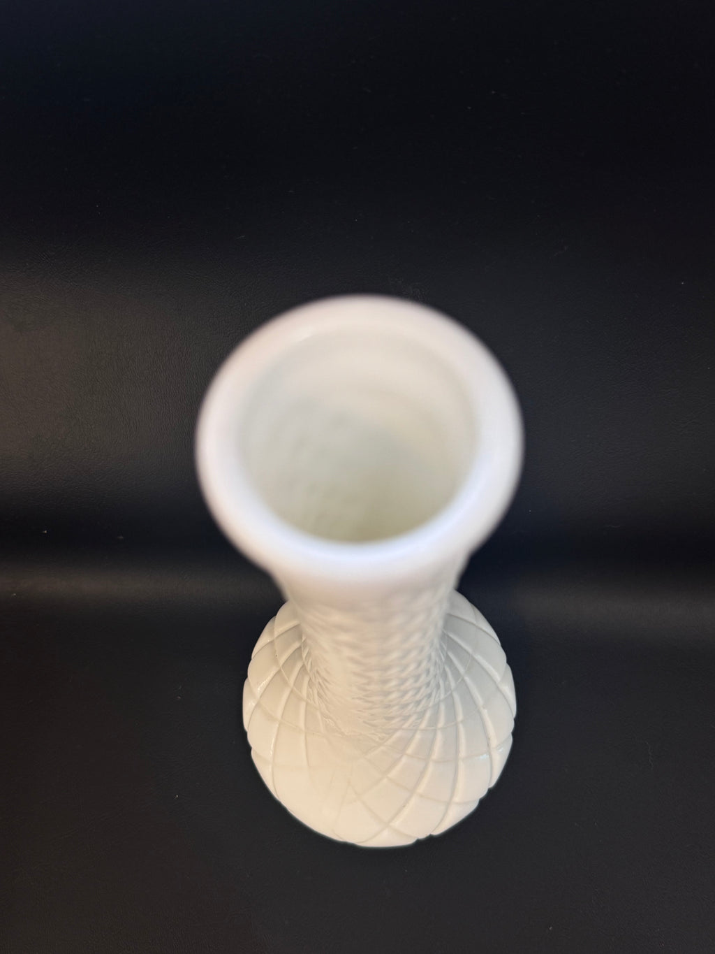 Hoosier Glass #4092 White Milk Glass Bud Vase