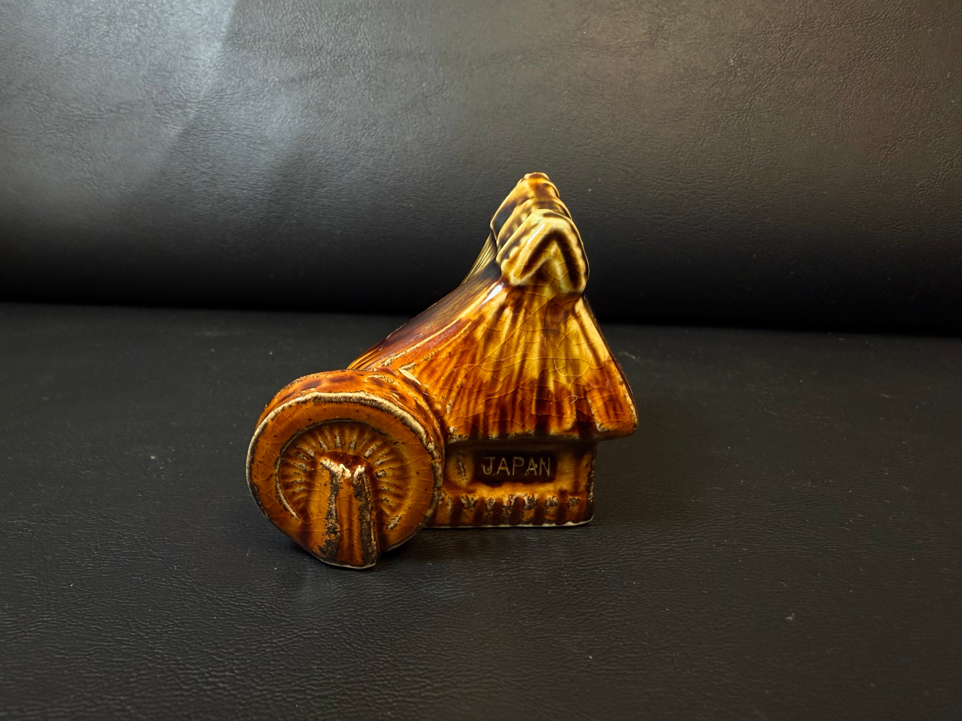Vintage McCoy Pottery Spinning Wheel Figurine