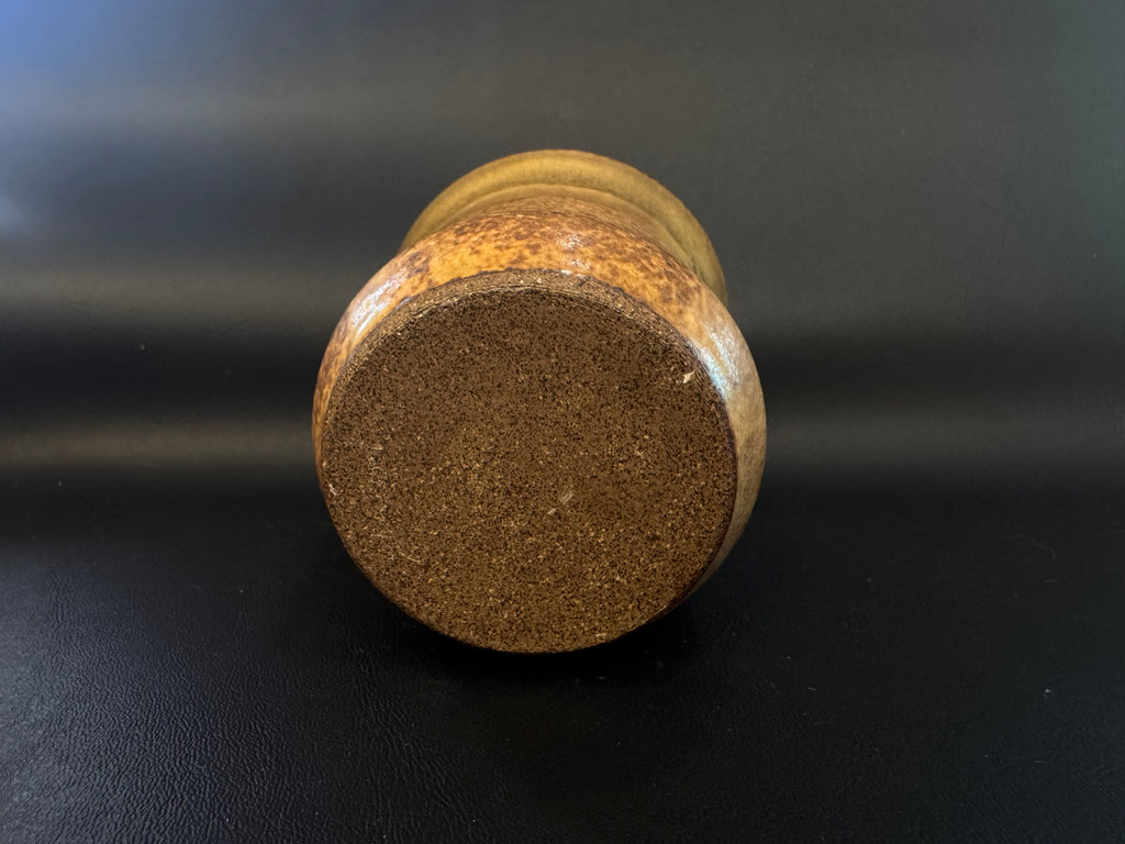 Artisan Studio Pottery Earth-Tone Glazed Vessel