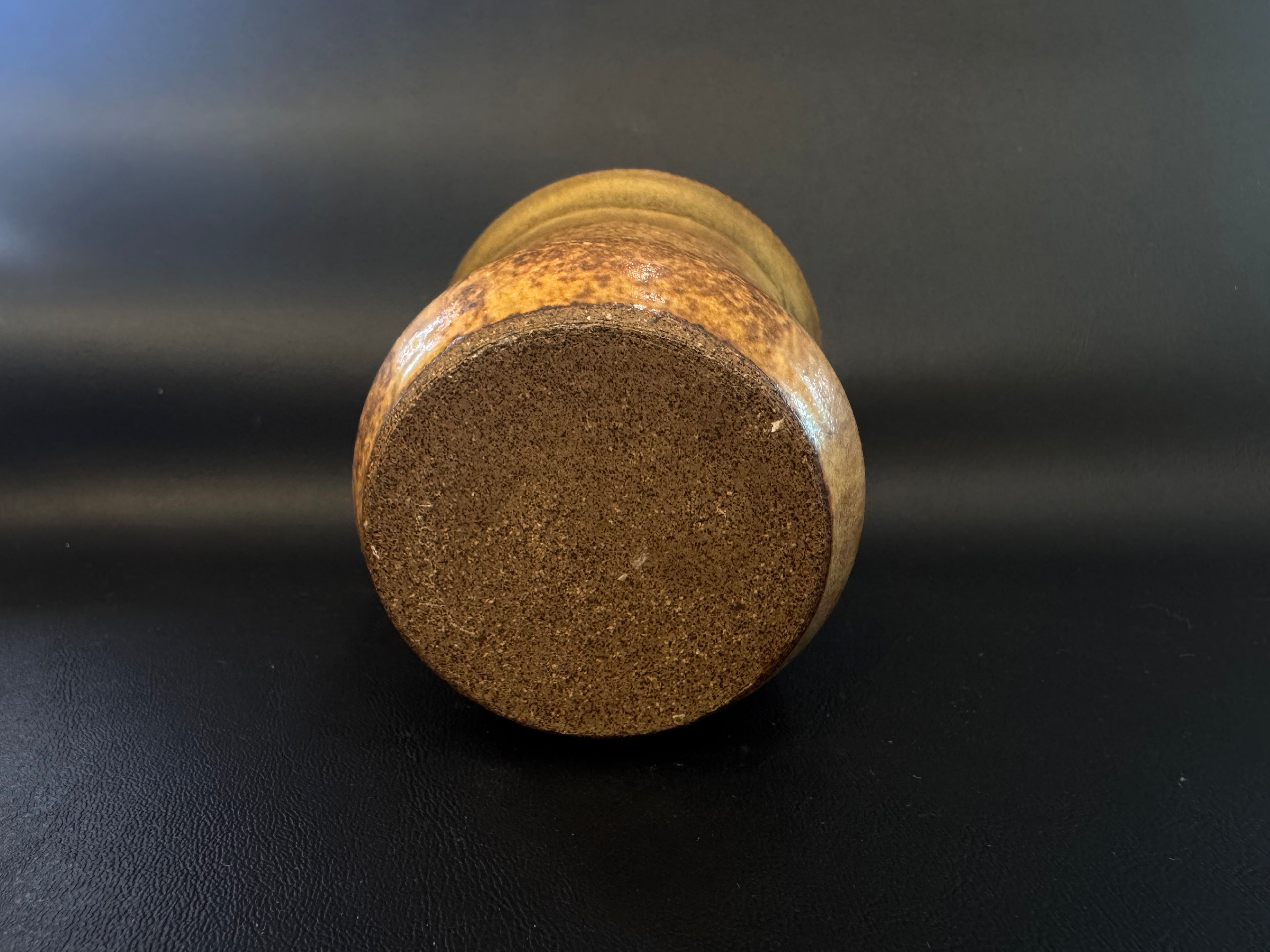 Artisan Studio Pottery Earth-Tone Glazed Vessel