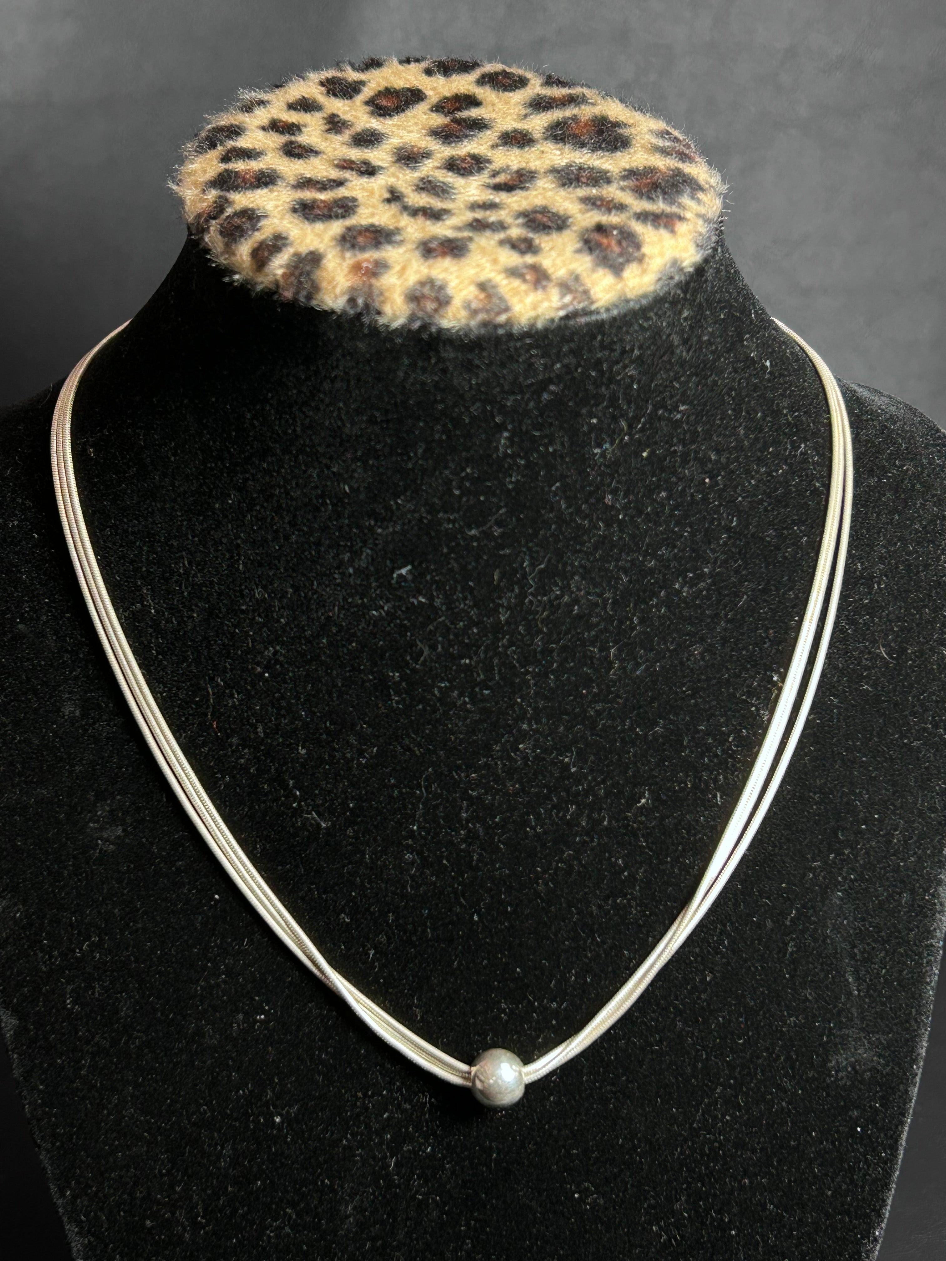 Silpada "Thoreau" Sterling Silver Triple Strand Necklace