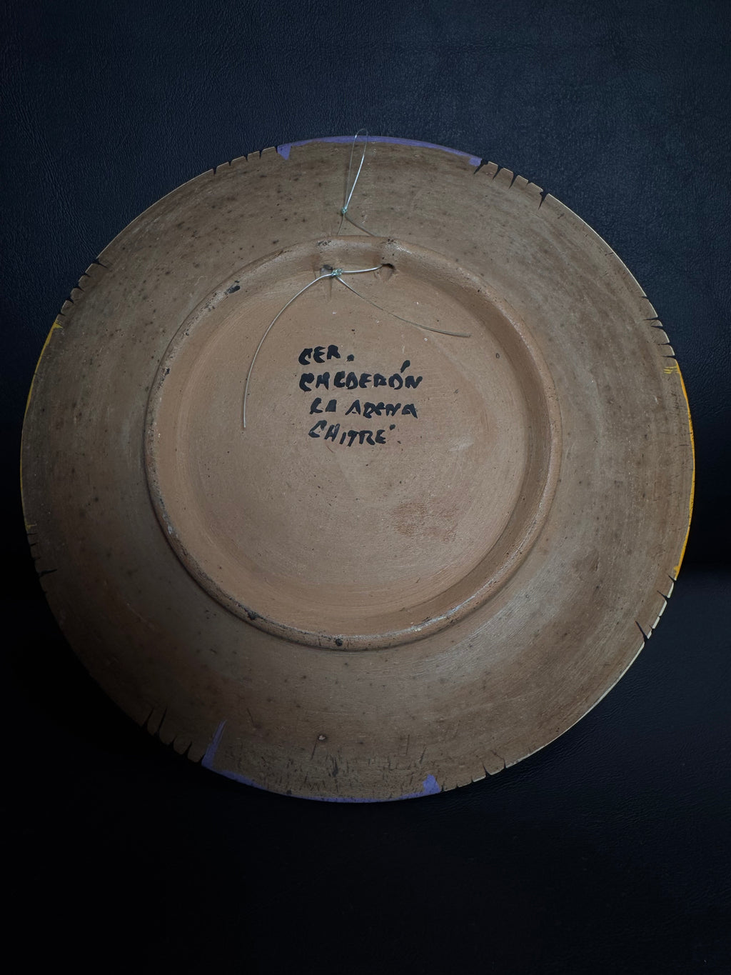 Hand-Painted Panamanian Decorative Plate - Cer. Calderón