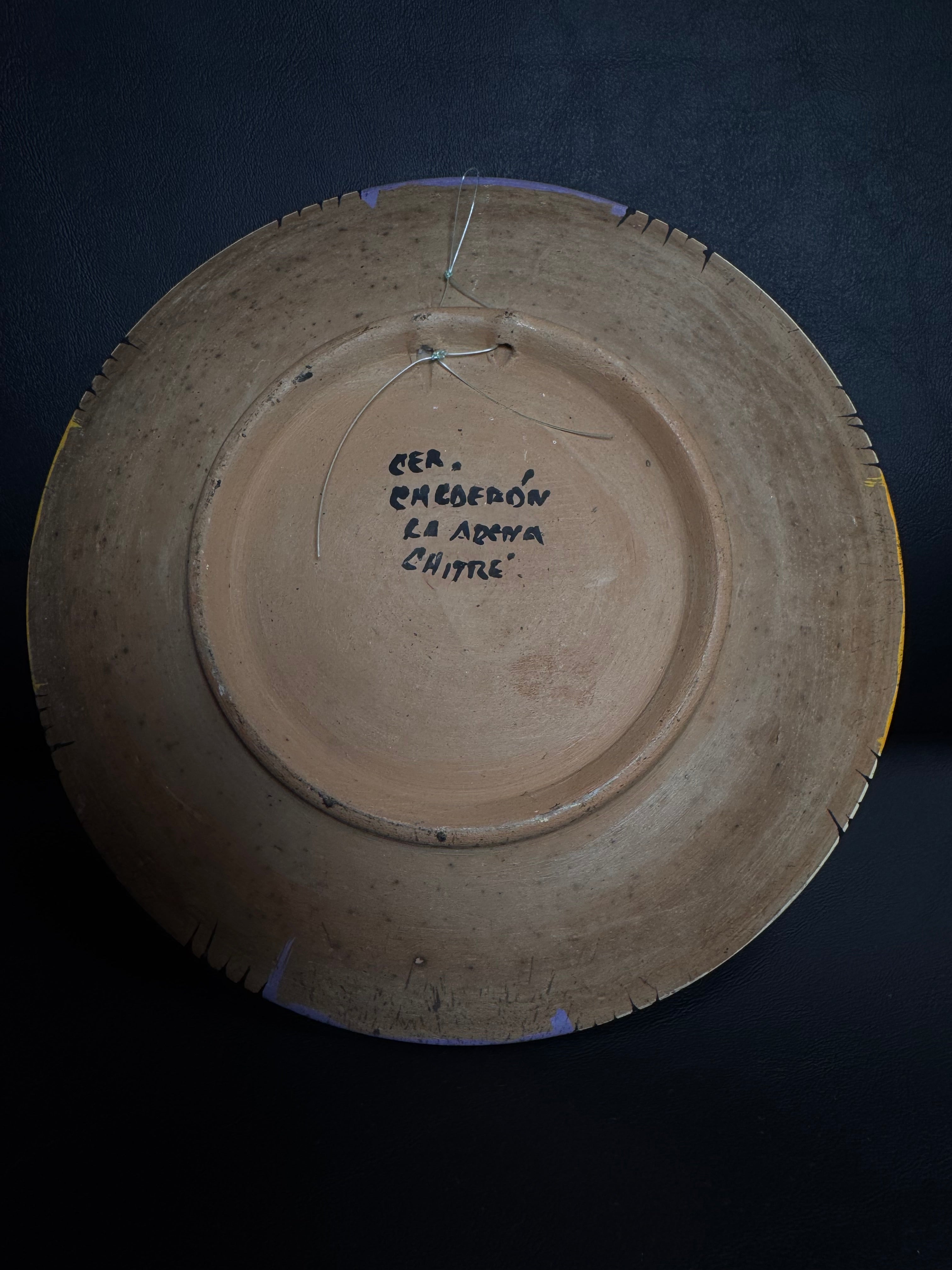 Hand-Painted Panamanian Decorative Plate - Cer. Calderón