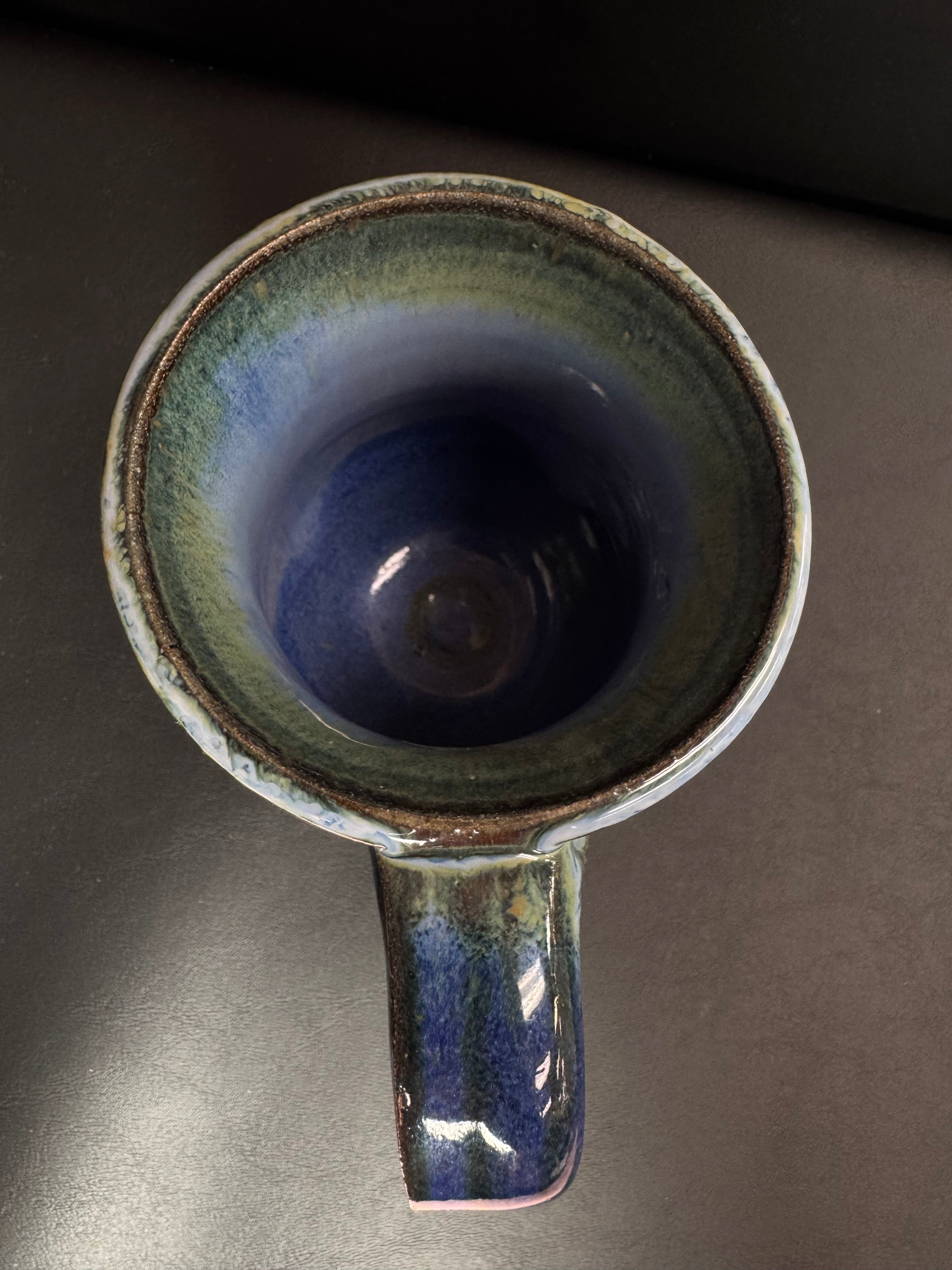 Beth Jones Artisan Stoneware Drip Glaze Mug (2004)