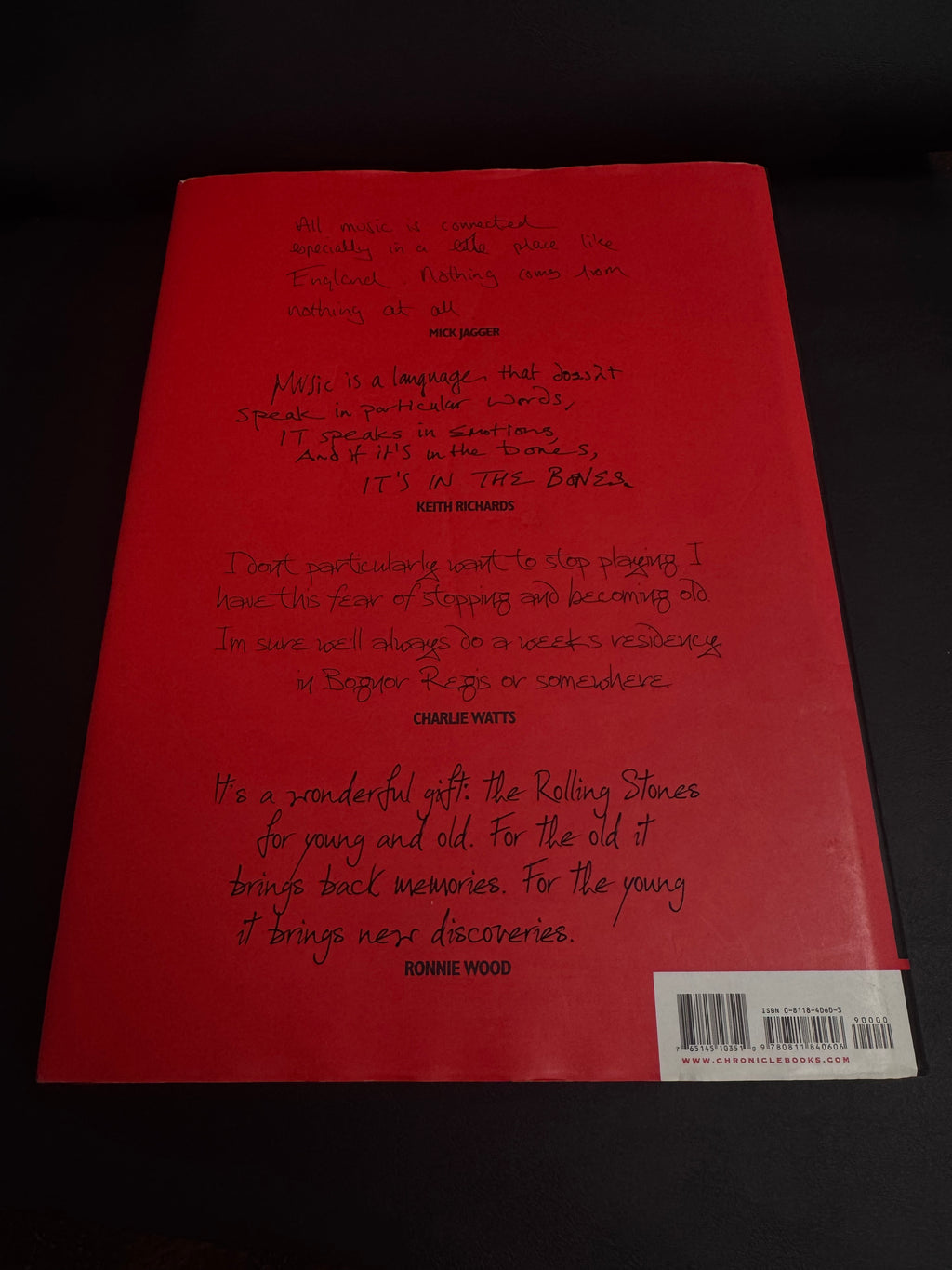 According to the Rolling Stones (2003 Hardcover) - Photography & Memoir