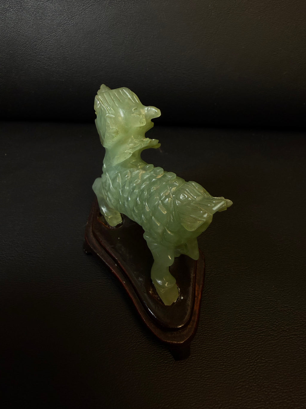 Chinese carved jade figurine longma