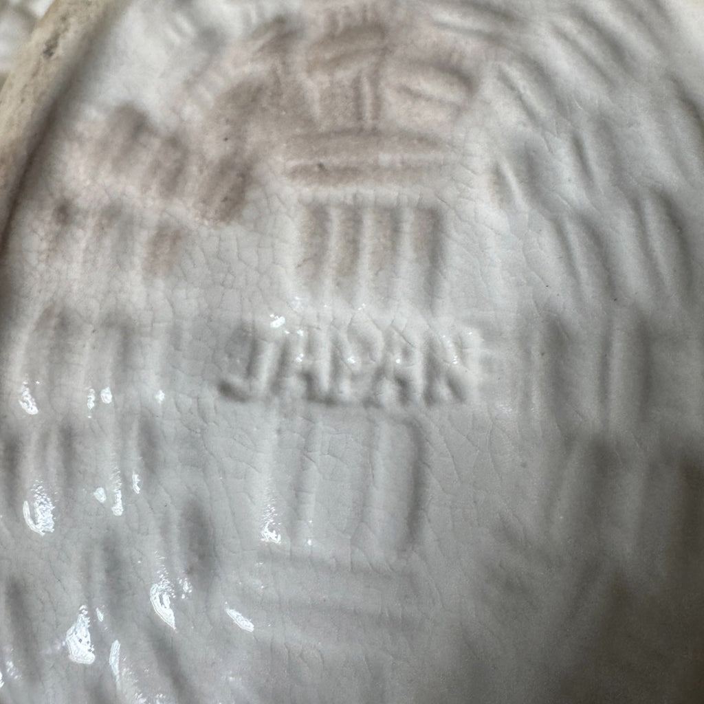 Vintage White Hen on Nest Covered Dish