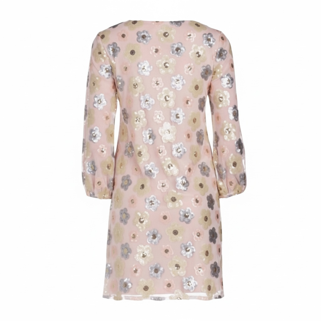 Isaac Mizrahi Sequin Floral Dress