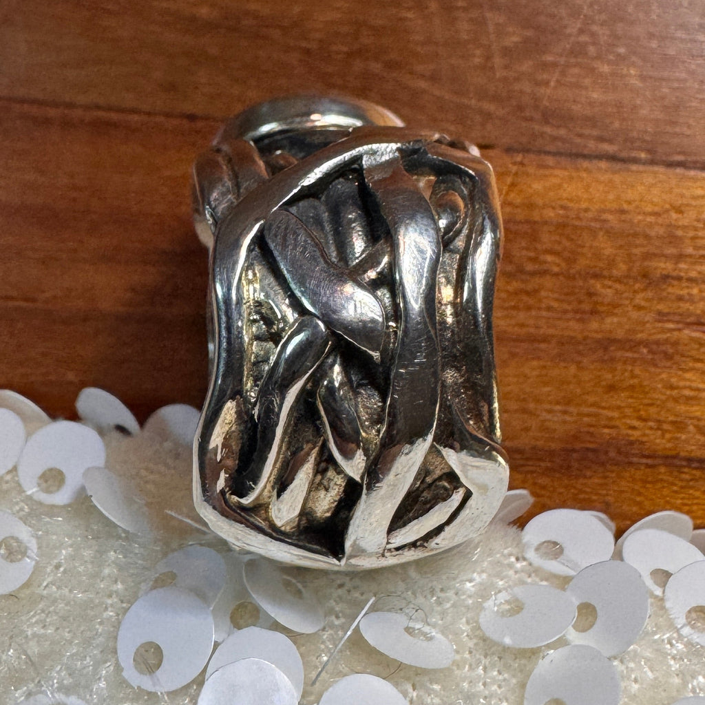 Mermaid Ring: Sterling Silver Coin Pearl