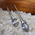 Sterling Silver Cubic Zirconia Falling Star CZ Earrings