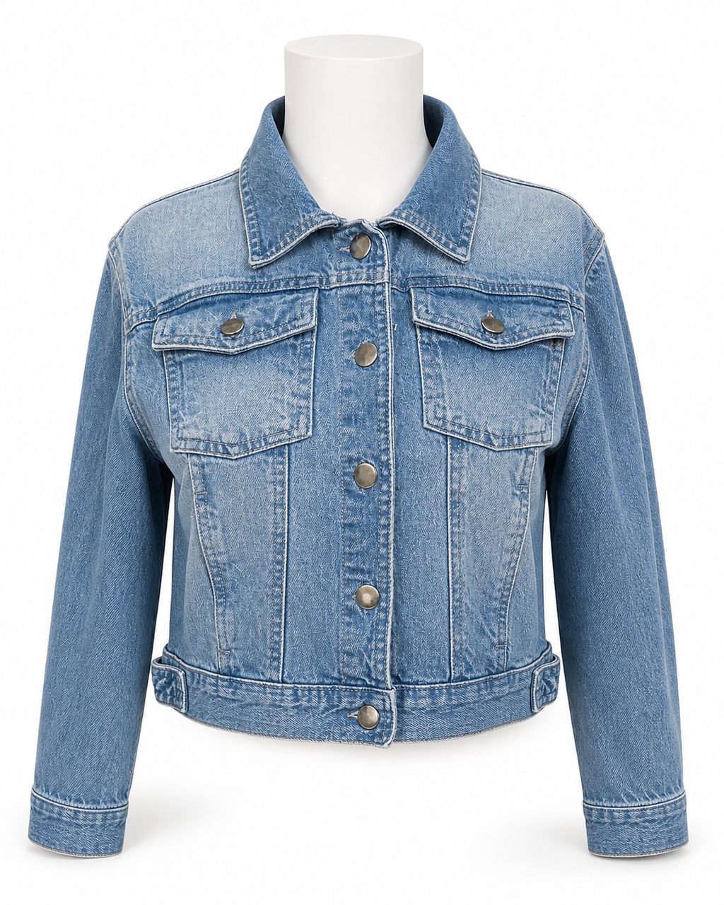 Nicole Miller New York NWT Cropped Denim Jacket