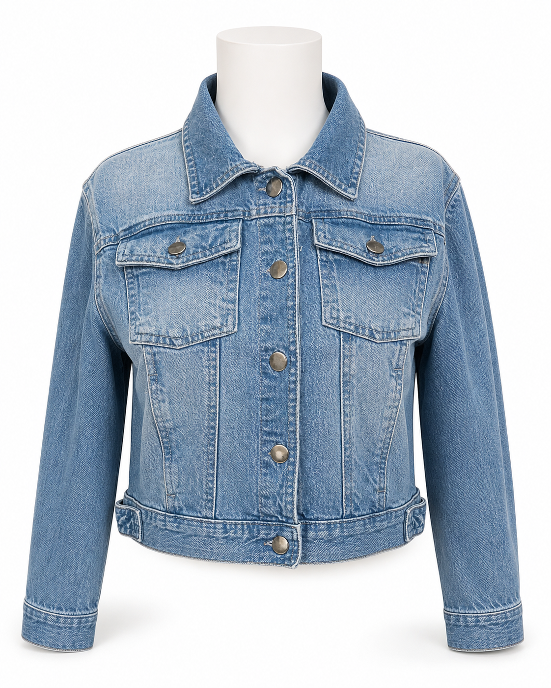 Nicole Miller New York NWT Cropped Denim Jacket