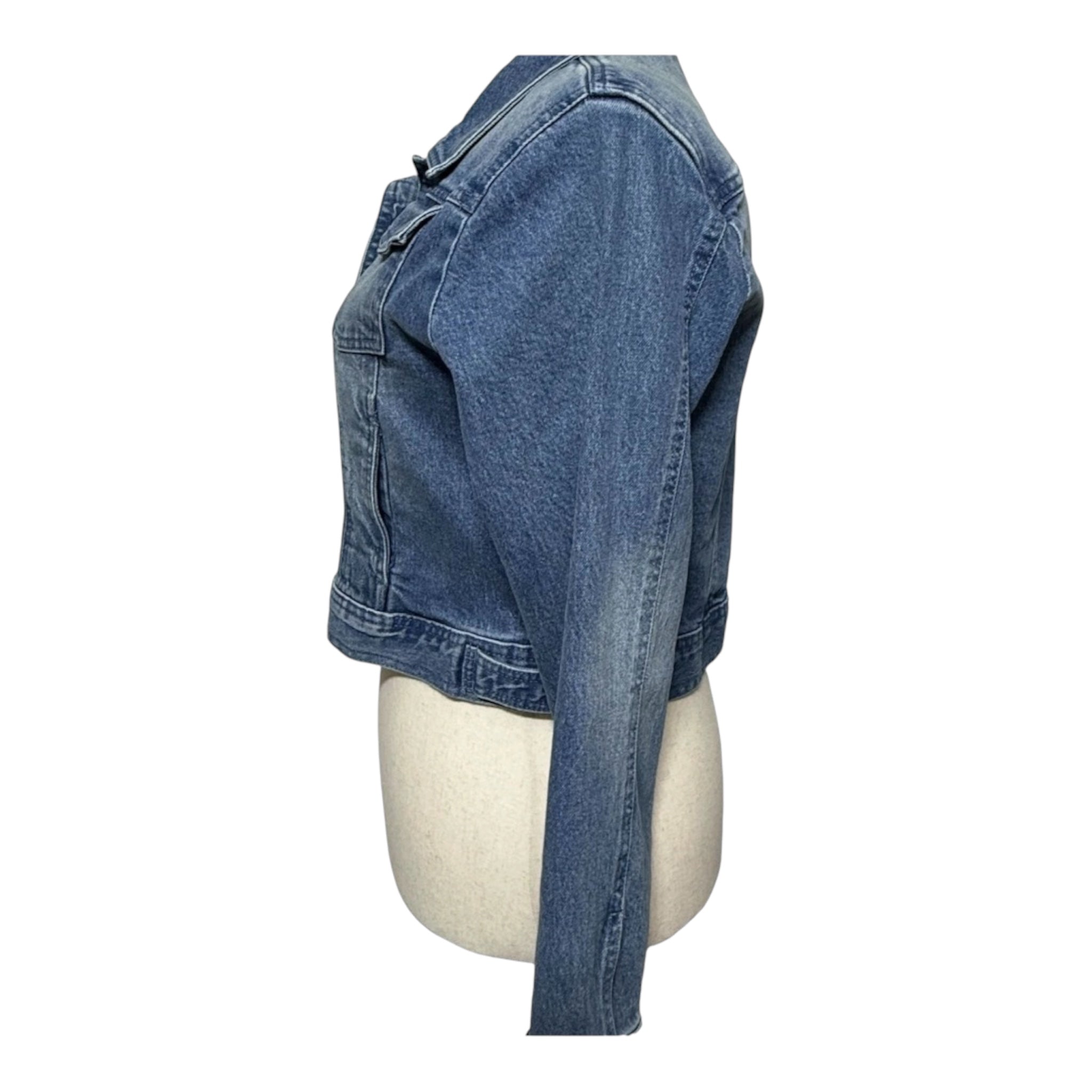 Nicole Miller New York NWT Cropped Denim Jacket