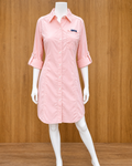 Columbia PFG Super Bonehead Pink Shirt Dress