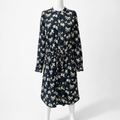 Banana Republic Daisy Print Long Sleeve Shirt Dress